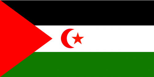 western flag sahara