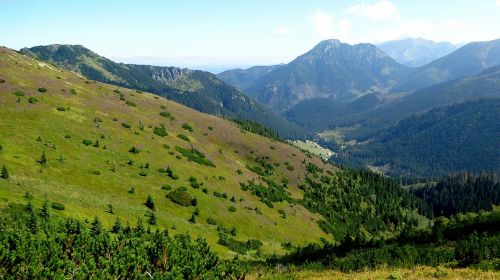 western tatras mountains landscape