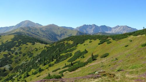 western tatras mountains landscape