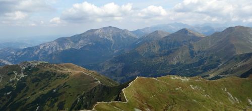 western tatras mountains landscape