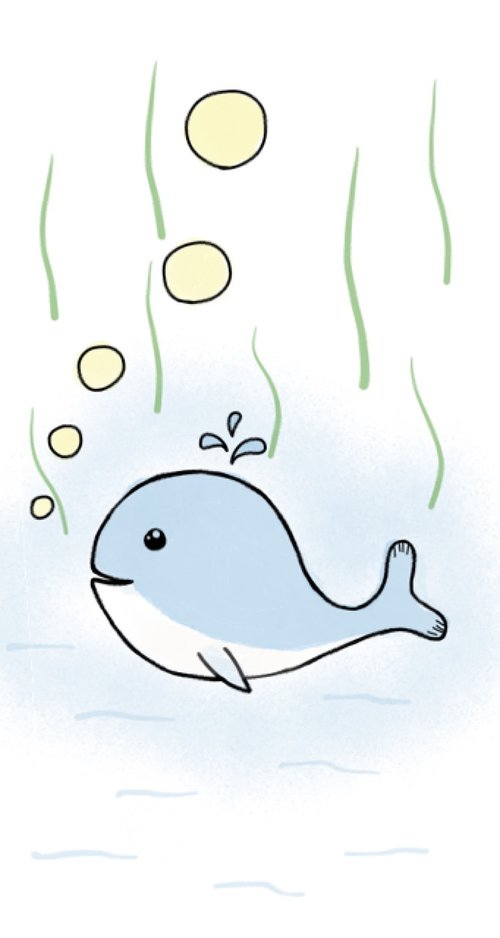 whale  underwater  bubble