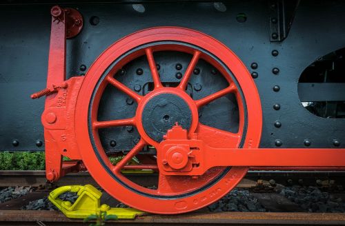 wheel steam locomotive railway