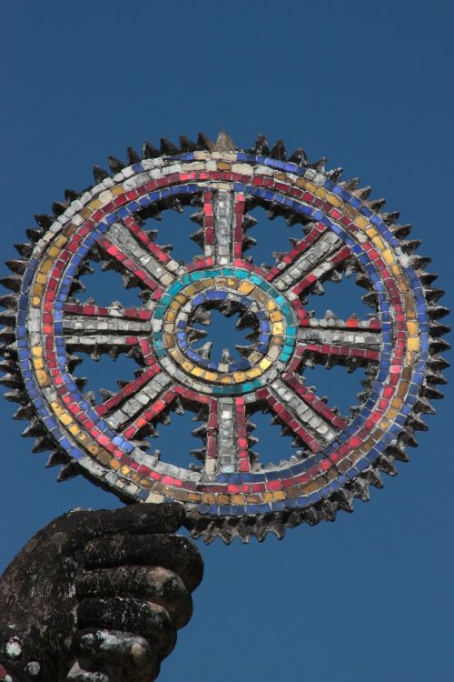 wheel mosaic design