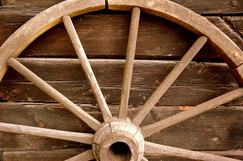wheel  wagon wheel  wood