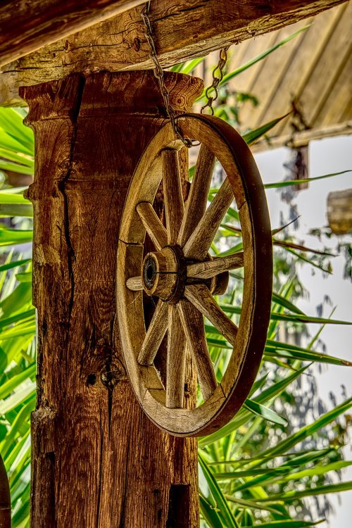wheel  wagon wheel  decoration