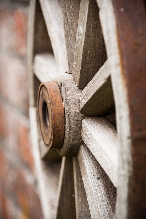 wheel  barn  close up
