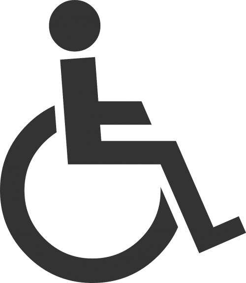 wheel chair disabled man