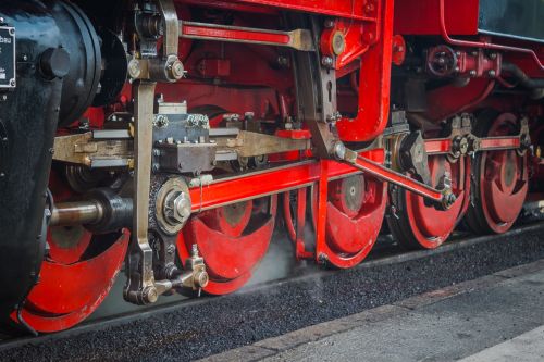 wheels locomotive steam locomotive