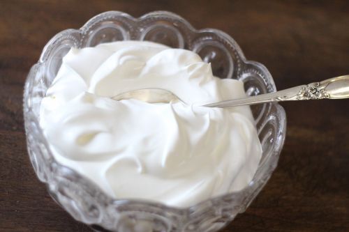 whipped cream cream fat