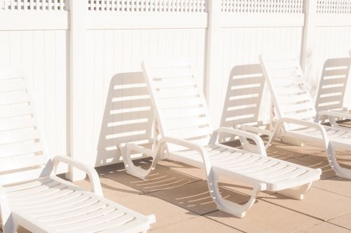 white chair shadow