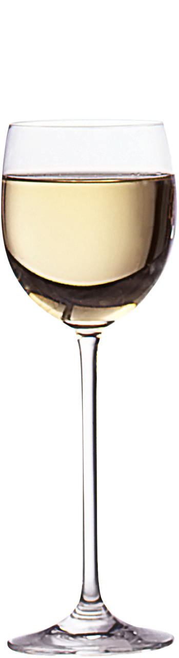 white  wine  glass