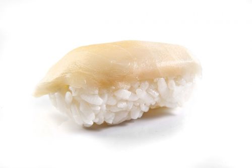 white fish nigiri