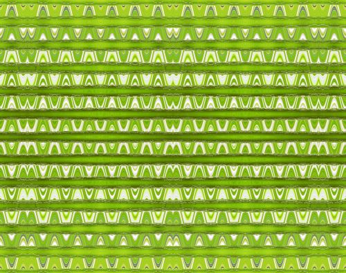 White &amp; Green Varying Pattern