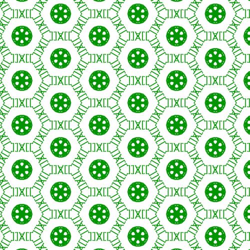 white background green shapes texture