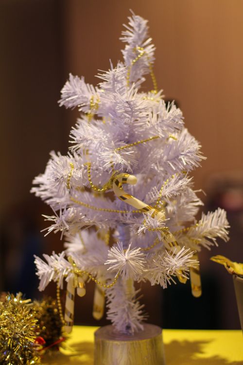 White Christmas Tree