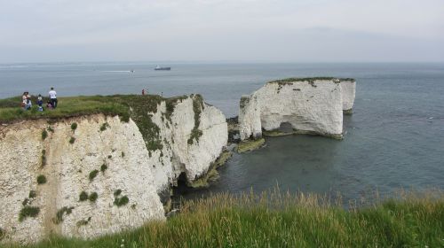 white cliffs seaside ocean