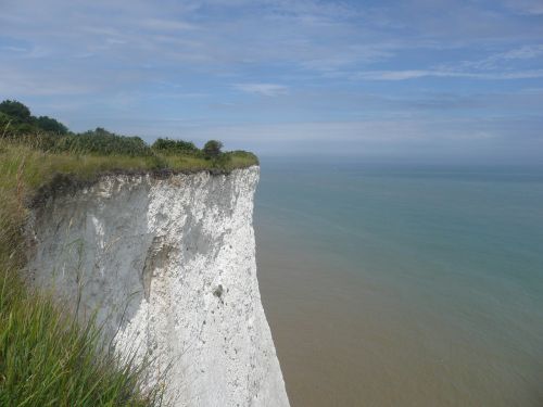 white cliffs england sea