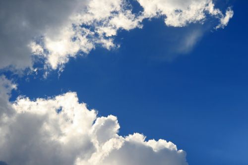 White Clouds And Blue Sky