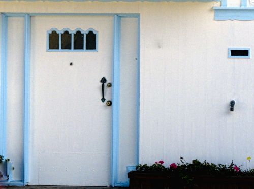 White Door, Blue Trim