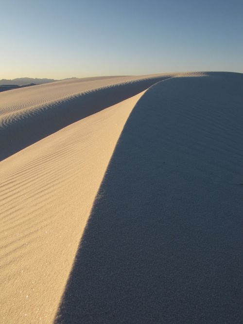 white sands dunes desert