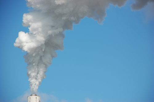 white smoke smoke chimney