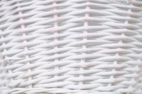 White Wicker Background Texture