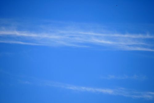 White Wispy Cloud Across