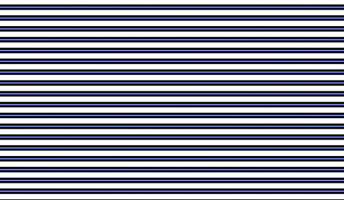 White With Thin Blue And Black Line