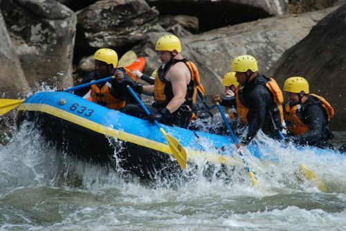 whitewater rafting race competition all military