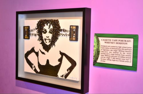 Whitney Houston Art Portrait.