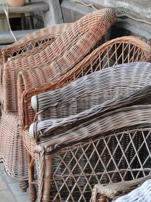 wicker wooden weaving