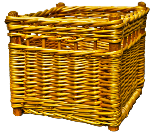 wicker basket  basket  woven