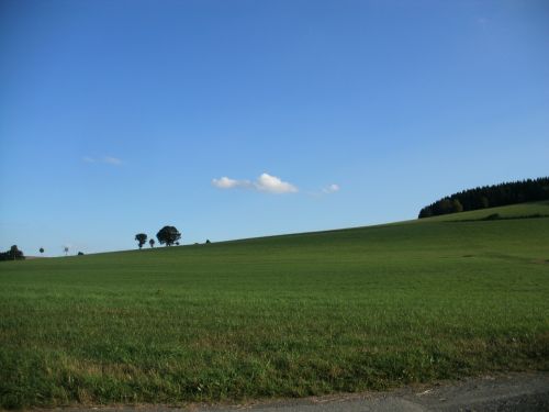 wide sky meadow