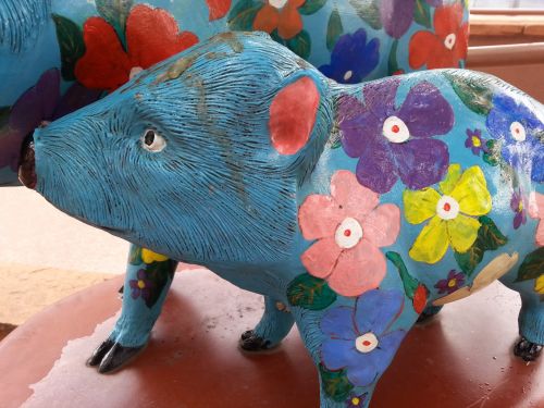 Wild Pig Sculpture