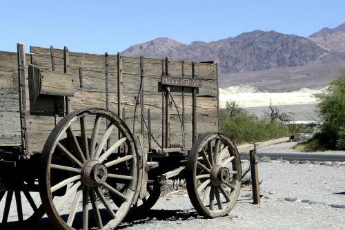 wild west wagon wooden