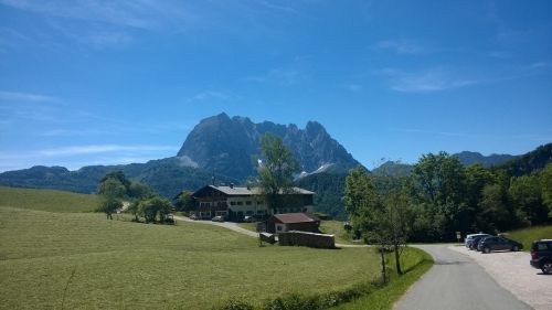 wilderkaiser mountains panorama