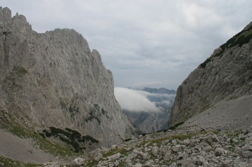 wilderkaiser stone gutter mountains