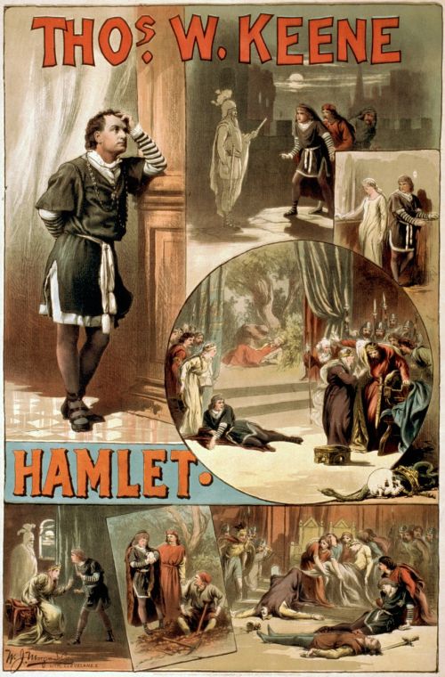 william shakespeare hamlet poster