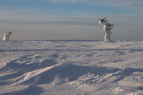 wind winter finland