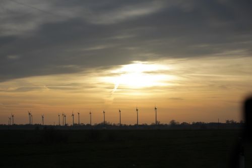 wind park wind energy wind turbines