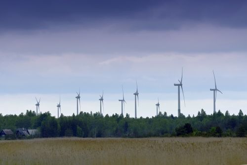 wind power sky windmill