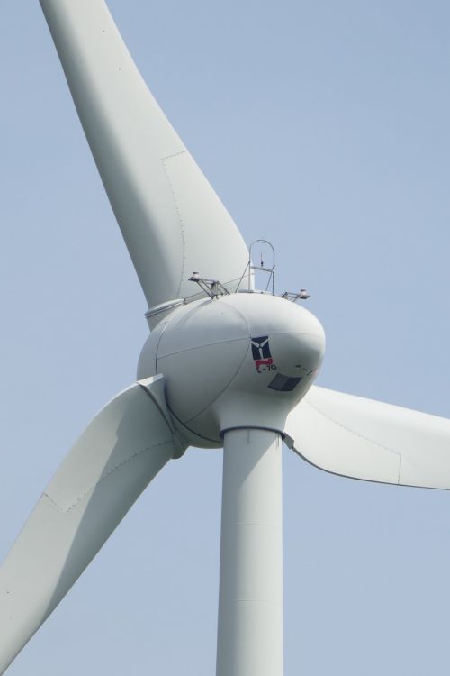wind power rotor close