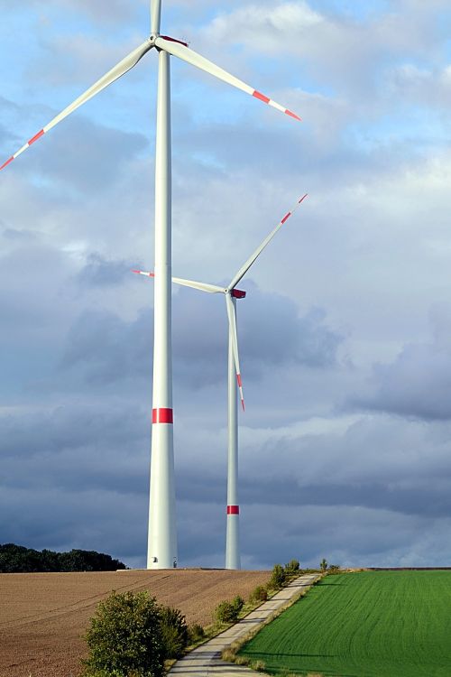 wind power eco electricity pinwheel