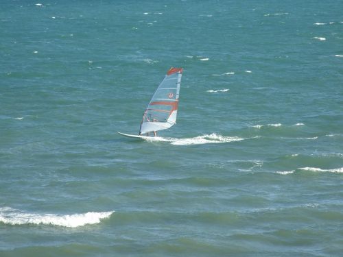 wind surfer sea sport