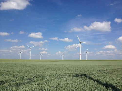 wind turbine nature sky