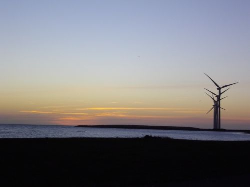 wind turbine background wind