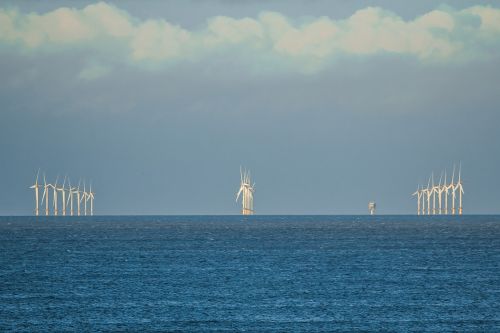 wind turbines north sea norfolk