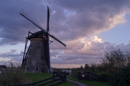 windmill mill sky