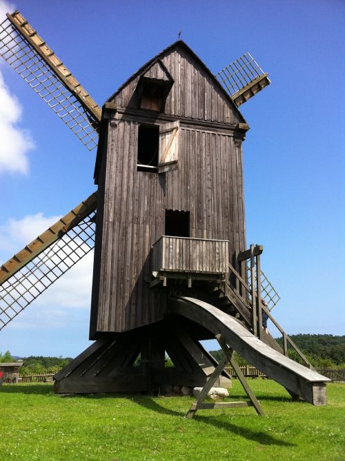 windmill usedom nature