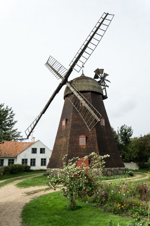 windmill bornholm denmark